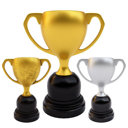 Trophy cup award 3dmodel   Low-poly 3D model