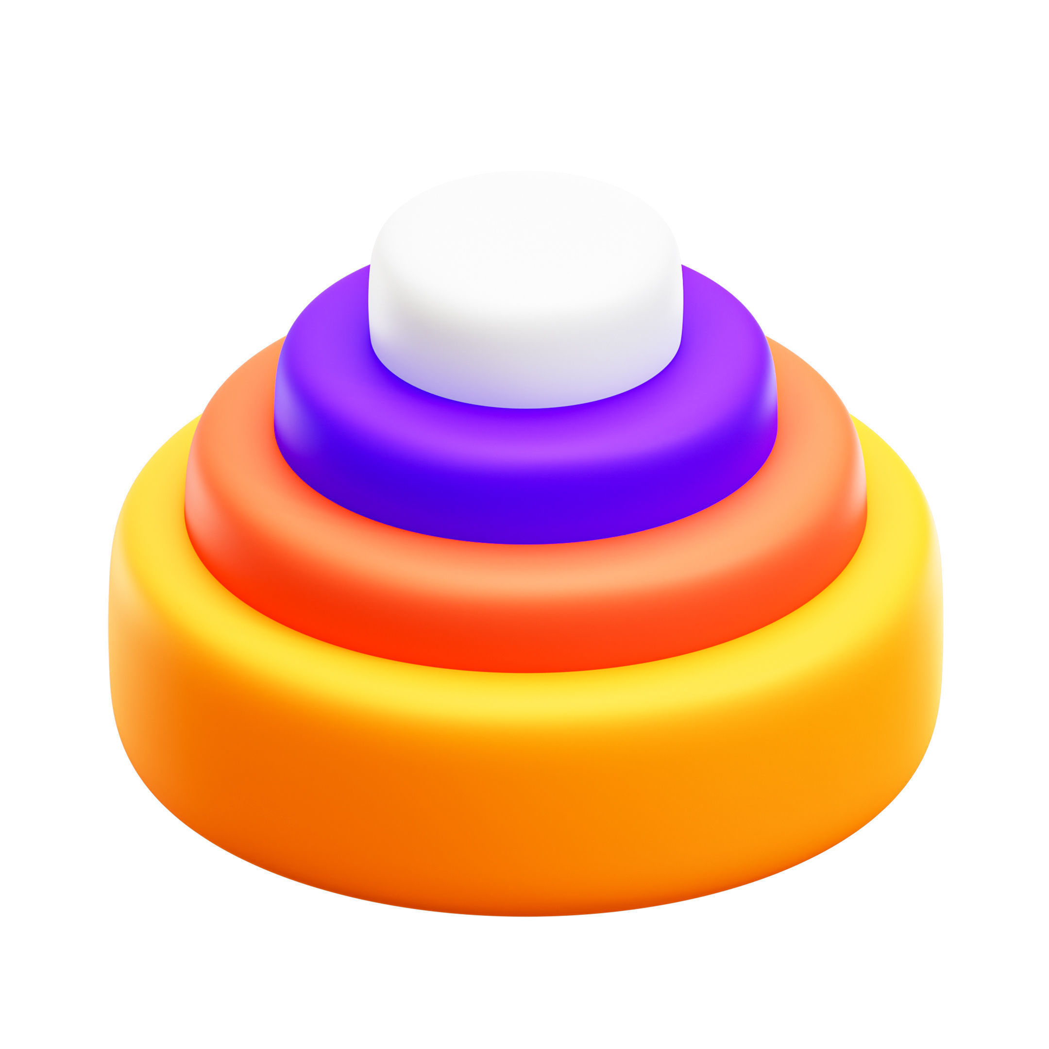 Infographic Icon Pack 3D Model Low-poly 3D model_18