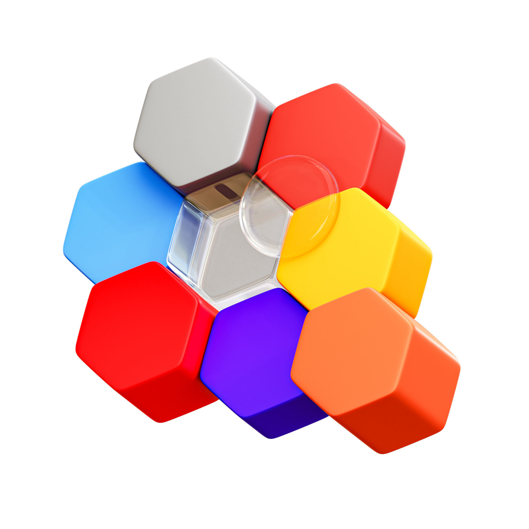 Infographic Icon Pack 3D Model Low-poly 3D model_8