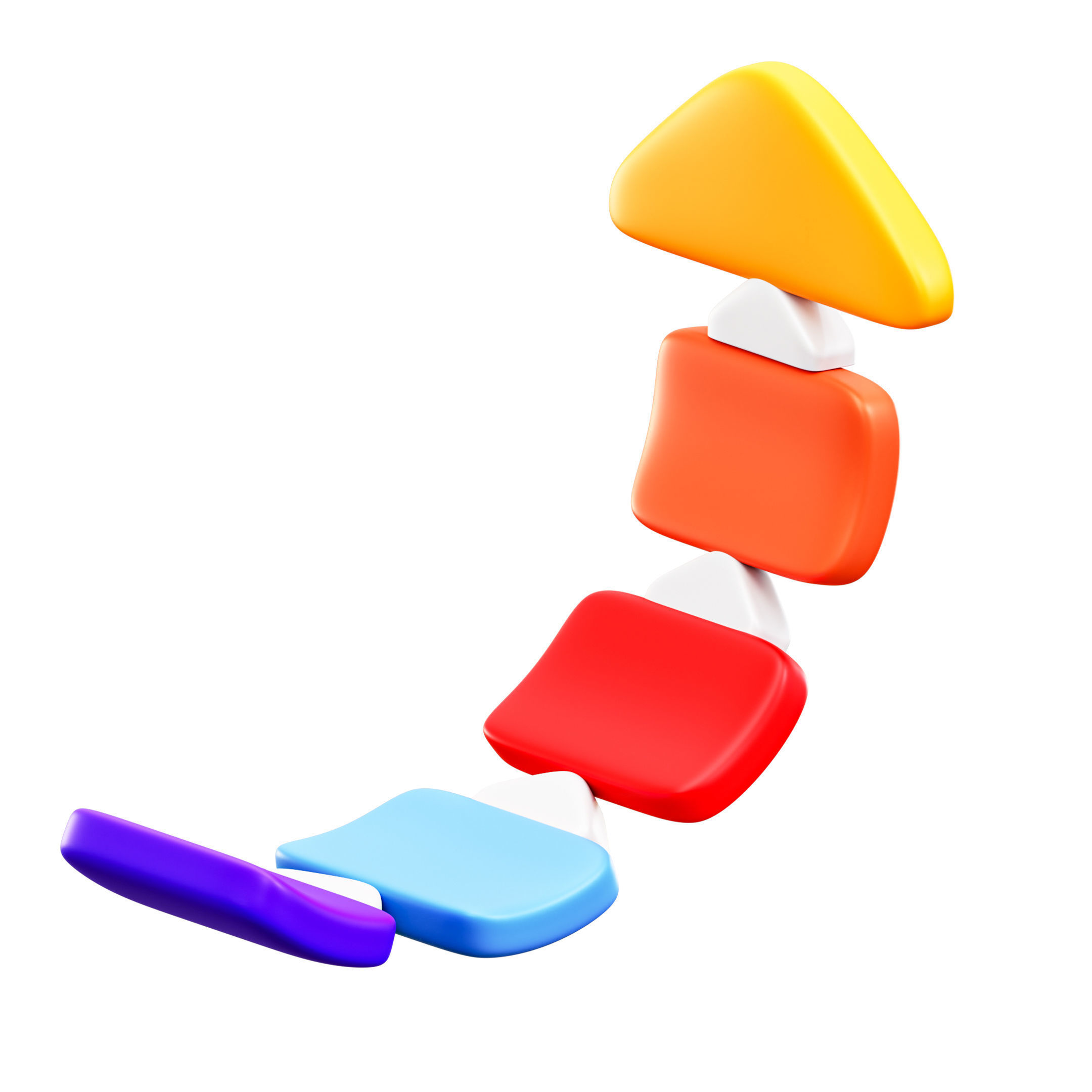 Infographic Icon Pack 3D Model Low-poly 3D model_7