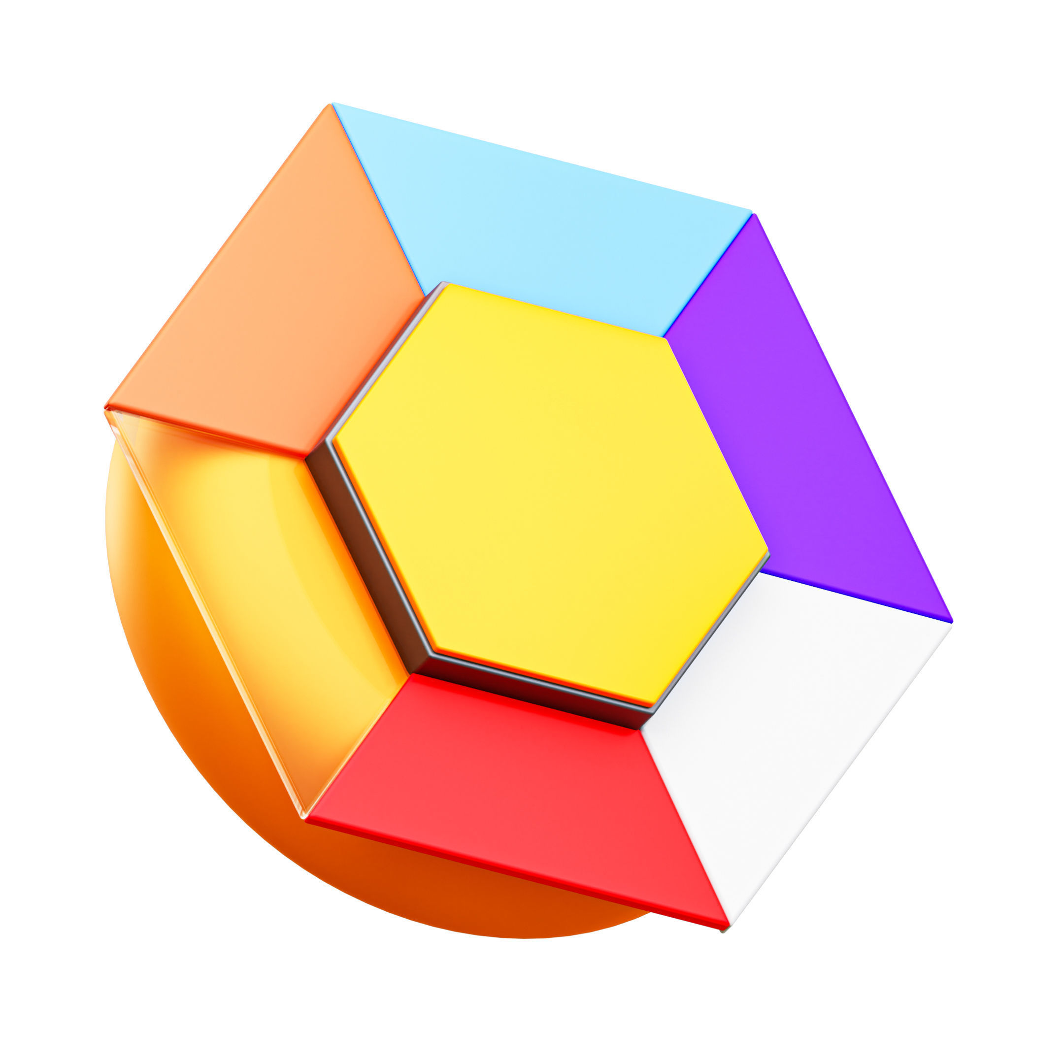 Infographic Icon Pack 3D Model Low-poly 3D model_3