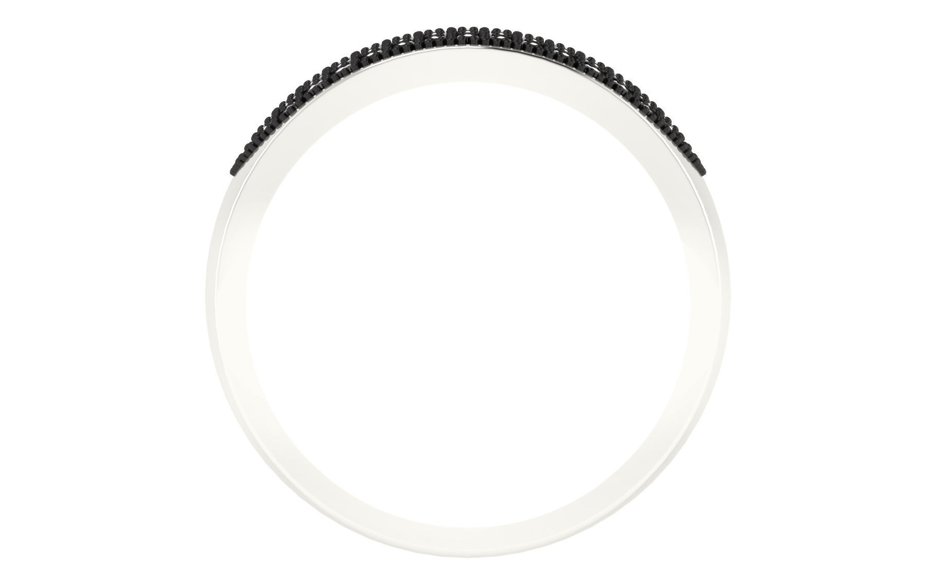 Solitaire Engagement Wedding Men Rings 3D print model_2