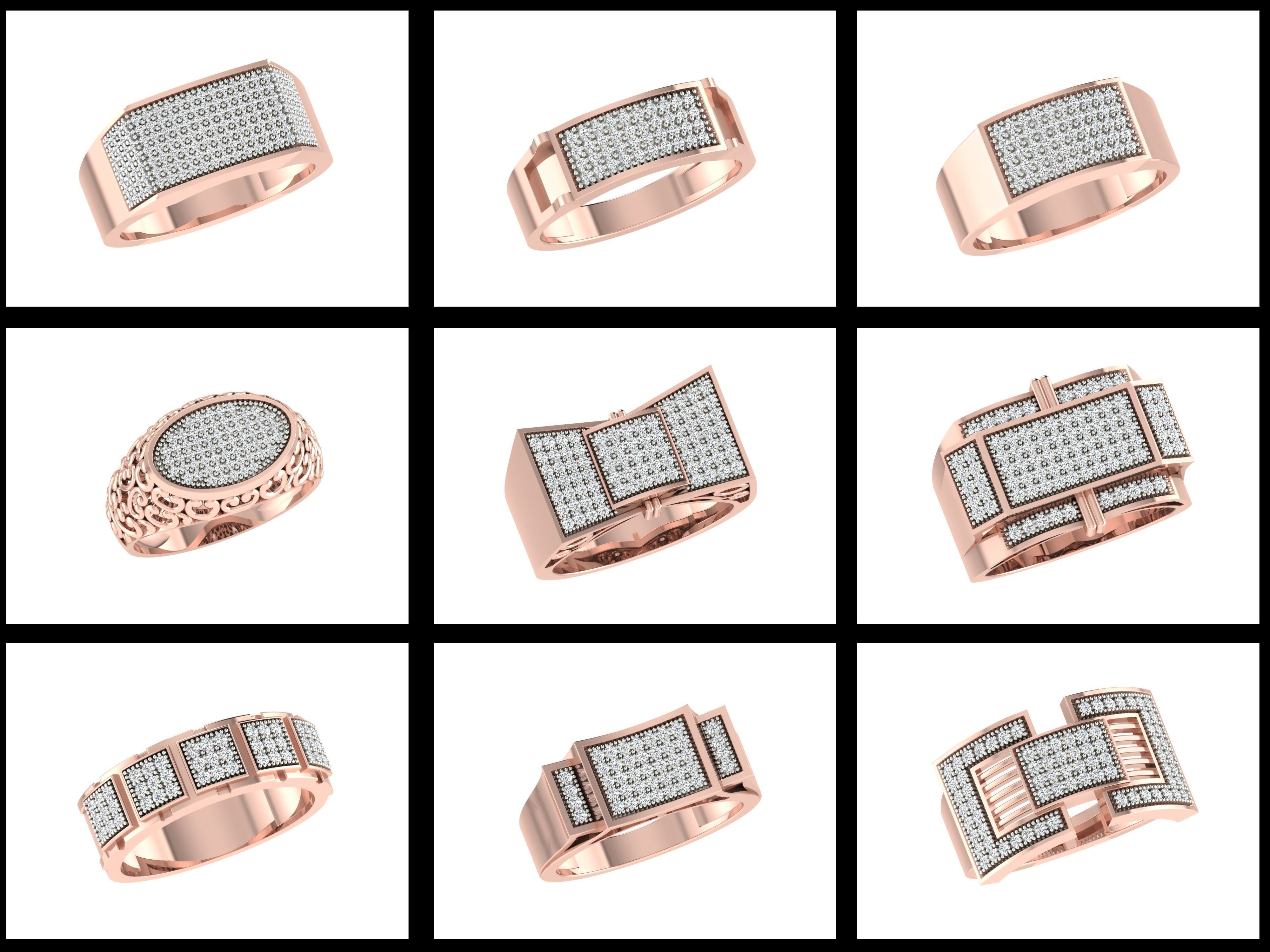 45 Solitaire Engagement Wedding Mens Rings Collections _4