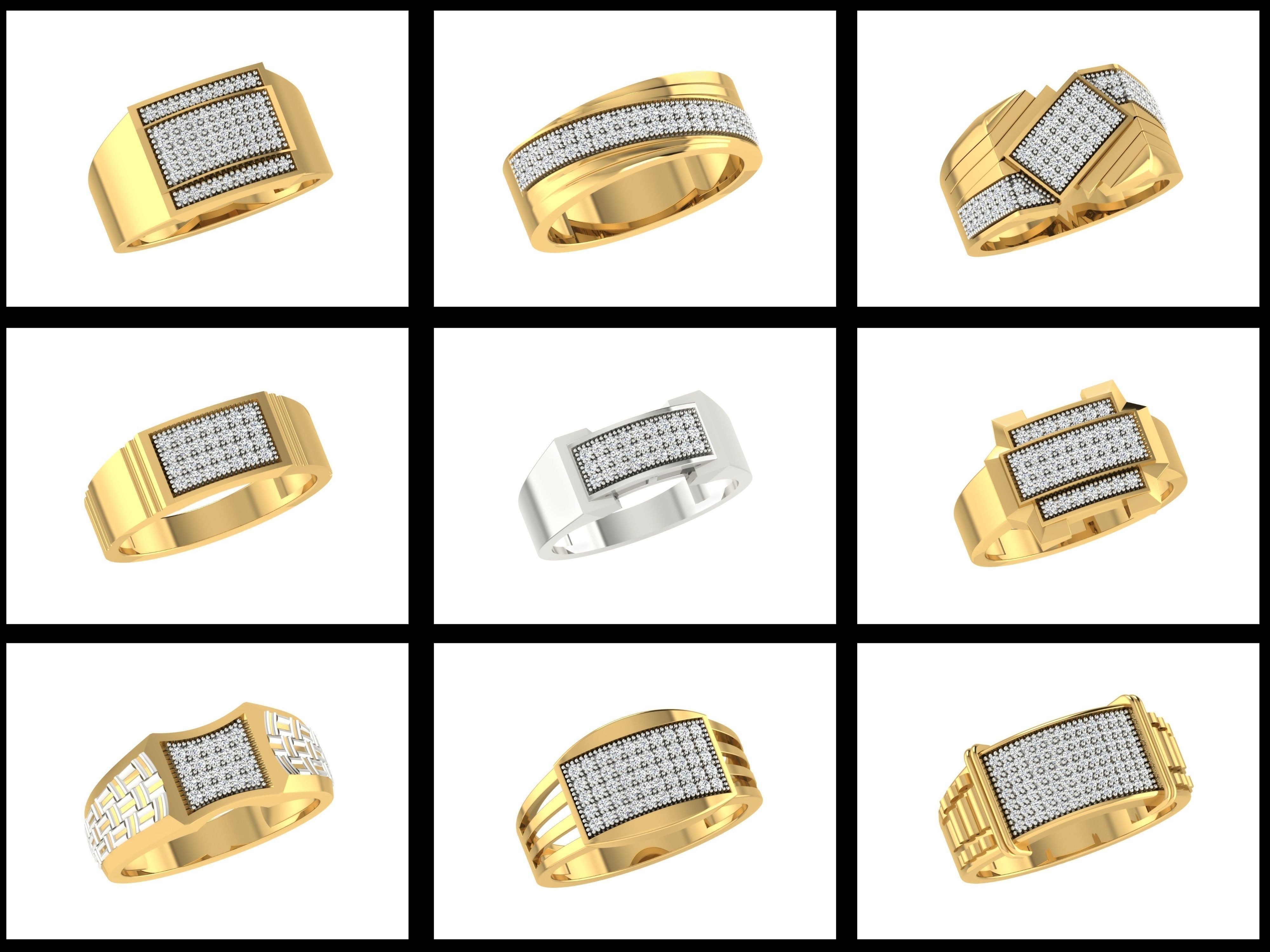 45 Solitaire Engagement Wedding Mens Rings Collections _3
