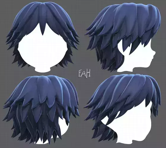 Base Hair for Boy V21