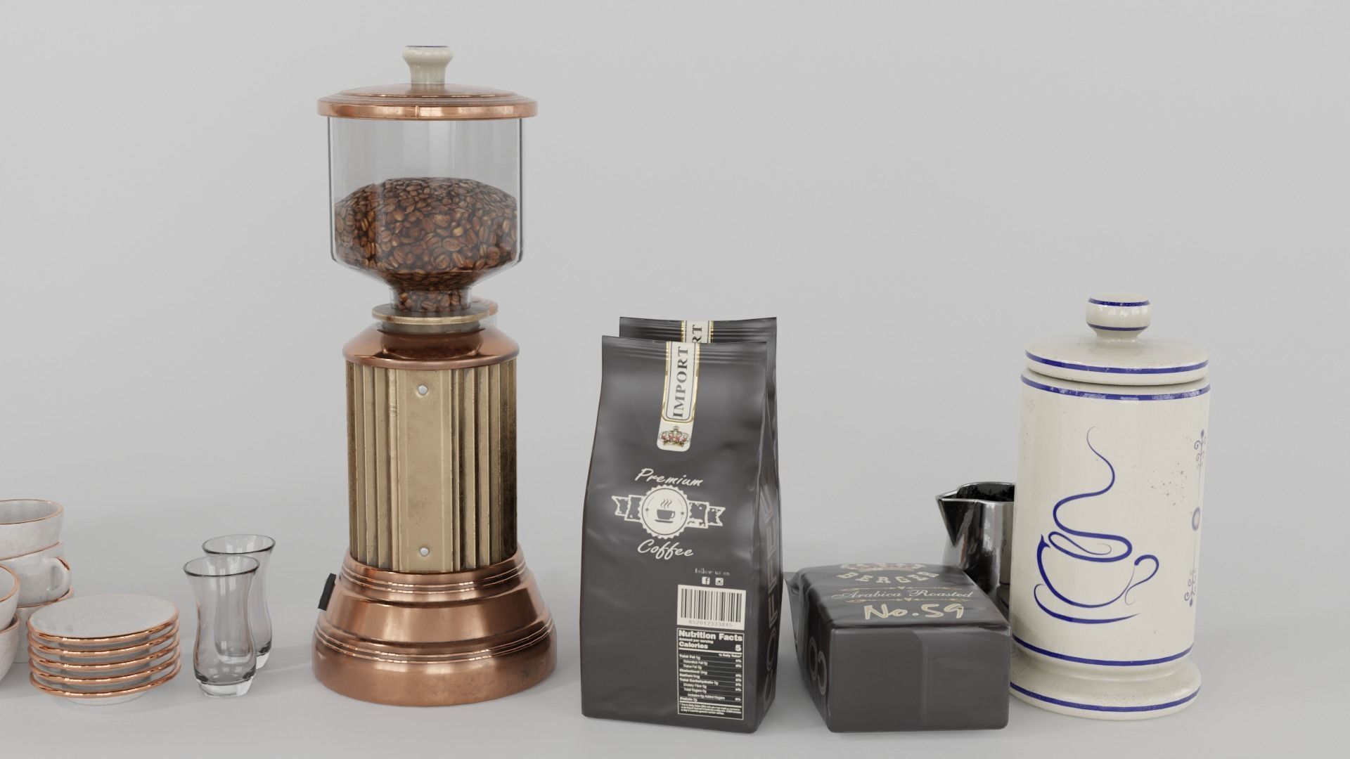 Espresso Machine Classic 3D model_13