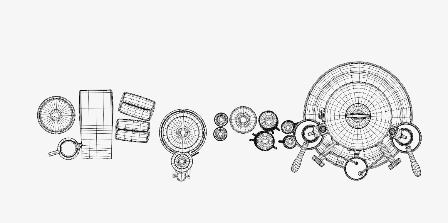 Espresso Machine Classic 3D model_15