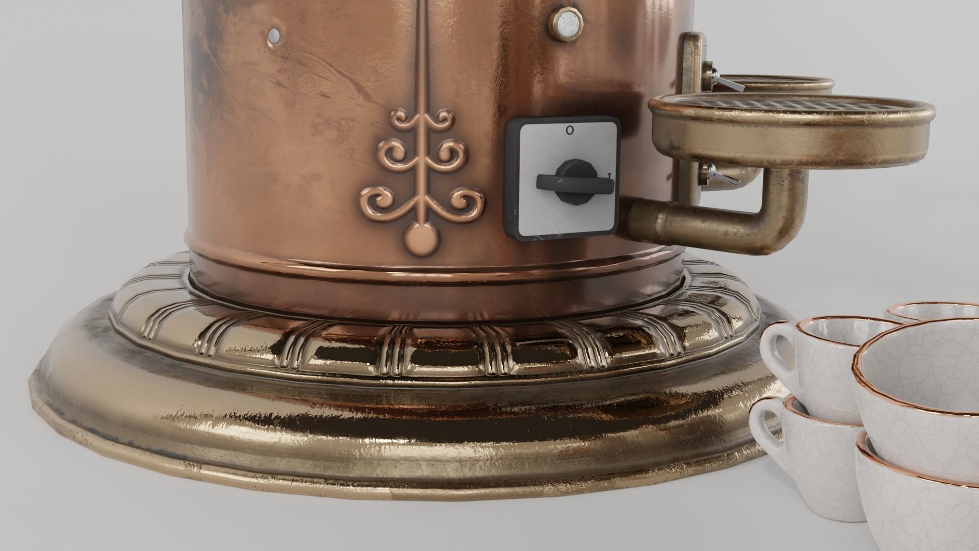 Espresso Machine Classic 3D model_8