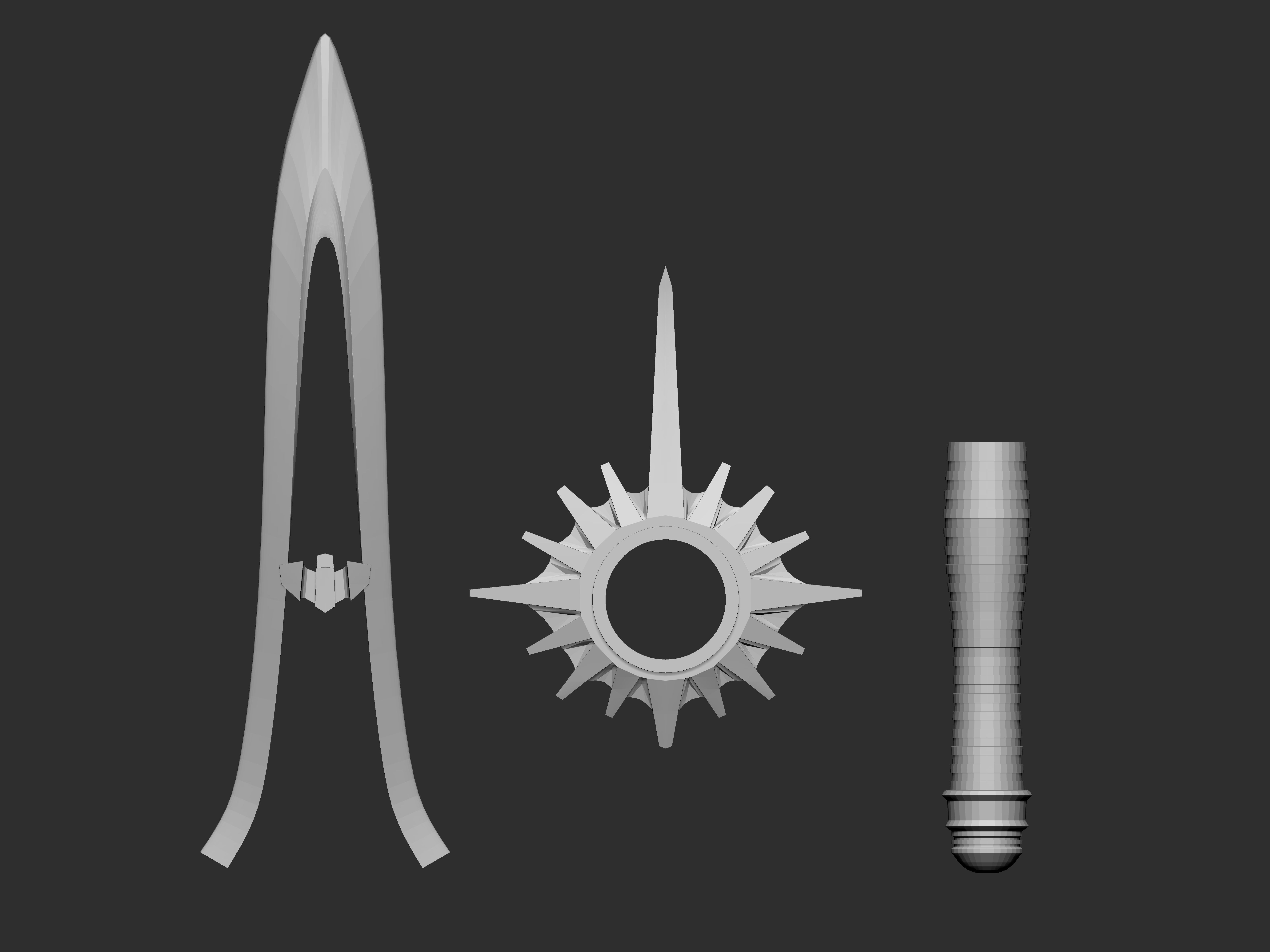 Gaoranger Beast King Sword  3D print model_2