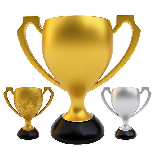 Trophy award cup 3dmodel  Low-poly 3D model