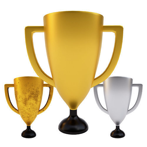 Trophy award cup 3dmodel  Low-poly 3D model