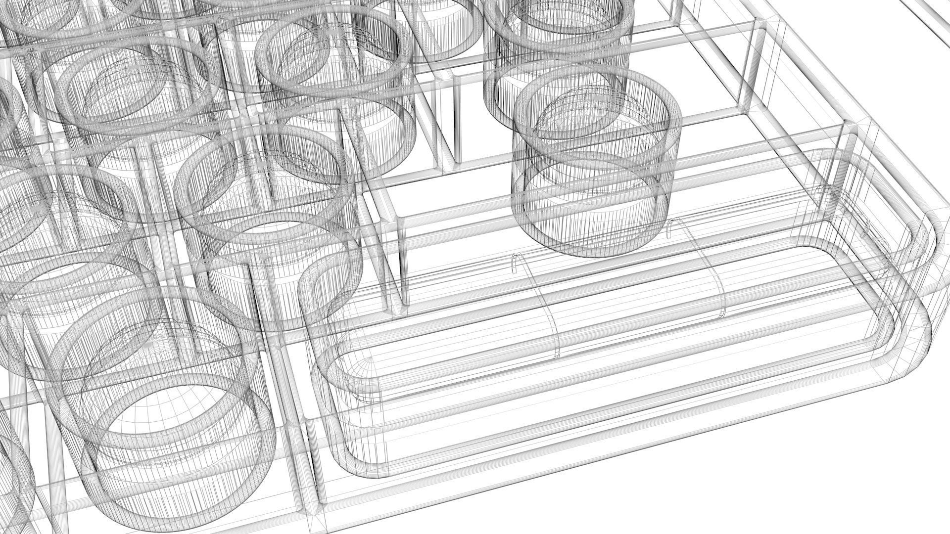 Keyboard Pop It Fidget Toys Set 3D model_20