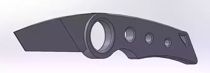 Critical Ops Remix Knife 3D print model