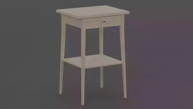 IKEA HEMNES Bedside table Free 3D model