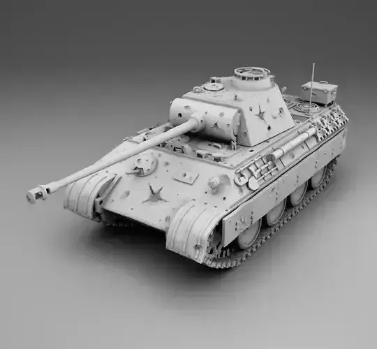 German Tank PZ-5 3D print model