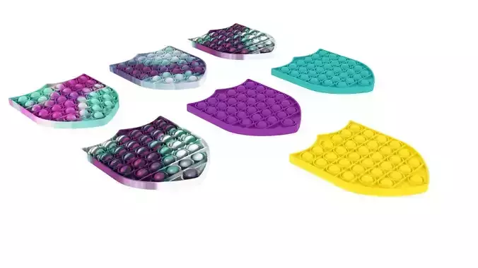 Shield Pop It Fidget Toys Set