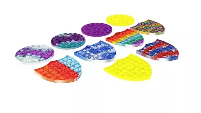 Shield Pop It Fidget Toys Set