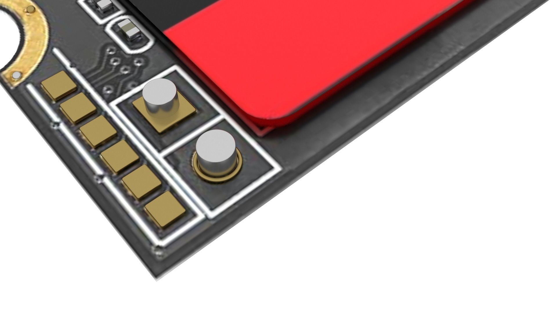 Ironwolf Seagate NVMe Gen4 SSD 500GB 3D model_11