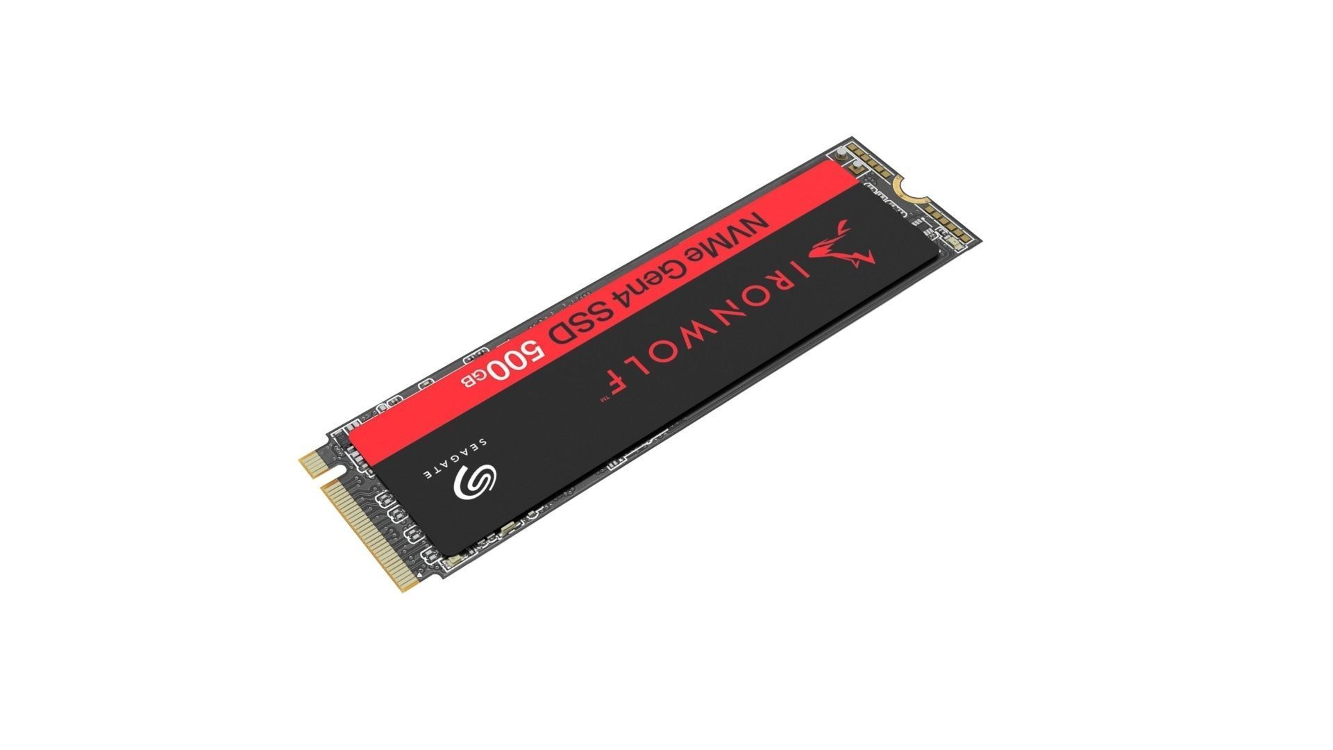 Ironwolf Seagate NVMe Gen4 SSD 500GB 3D model_4