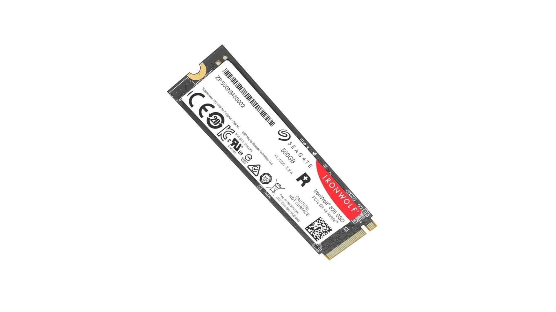 Ironwolf Seagate NVMe Gen4 SSD 500GB 3D model_6
