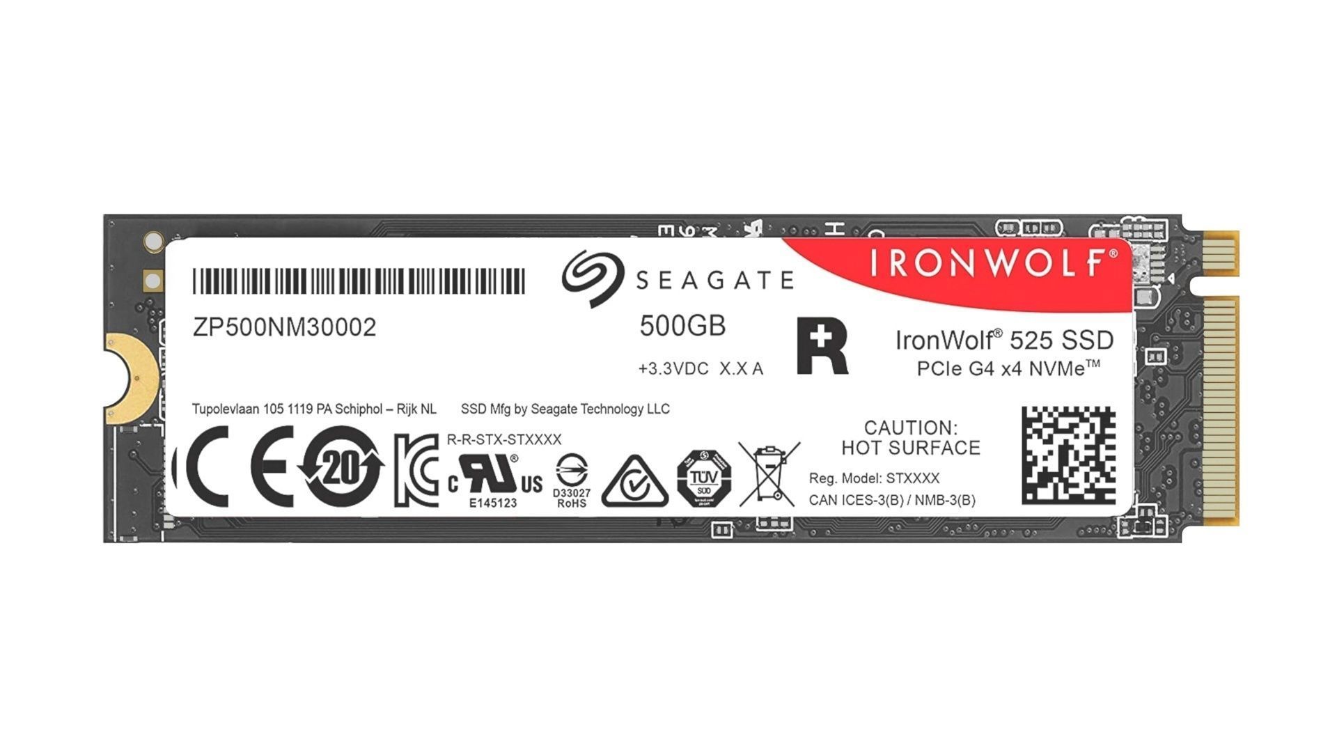 Ironwolf Seagate NVMe Gen4 SSD 500GB 3D model_14