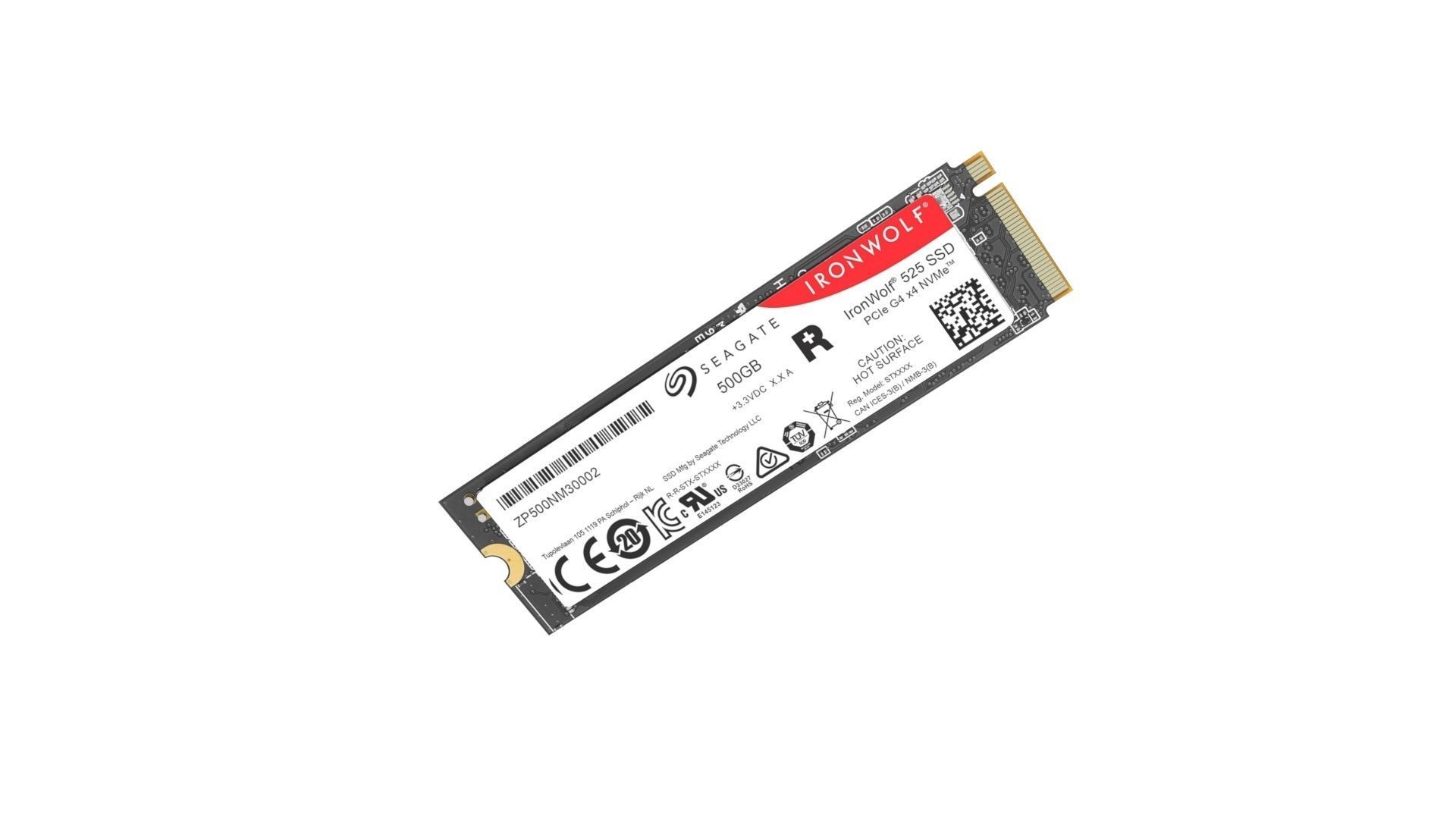 Ironwolf Seagate NVMe Gen4 SSD 500GB 3D model_7