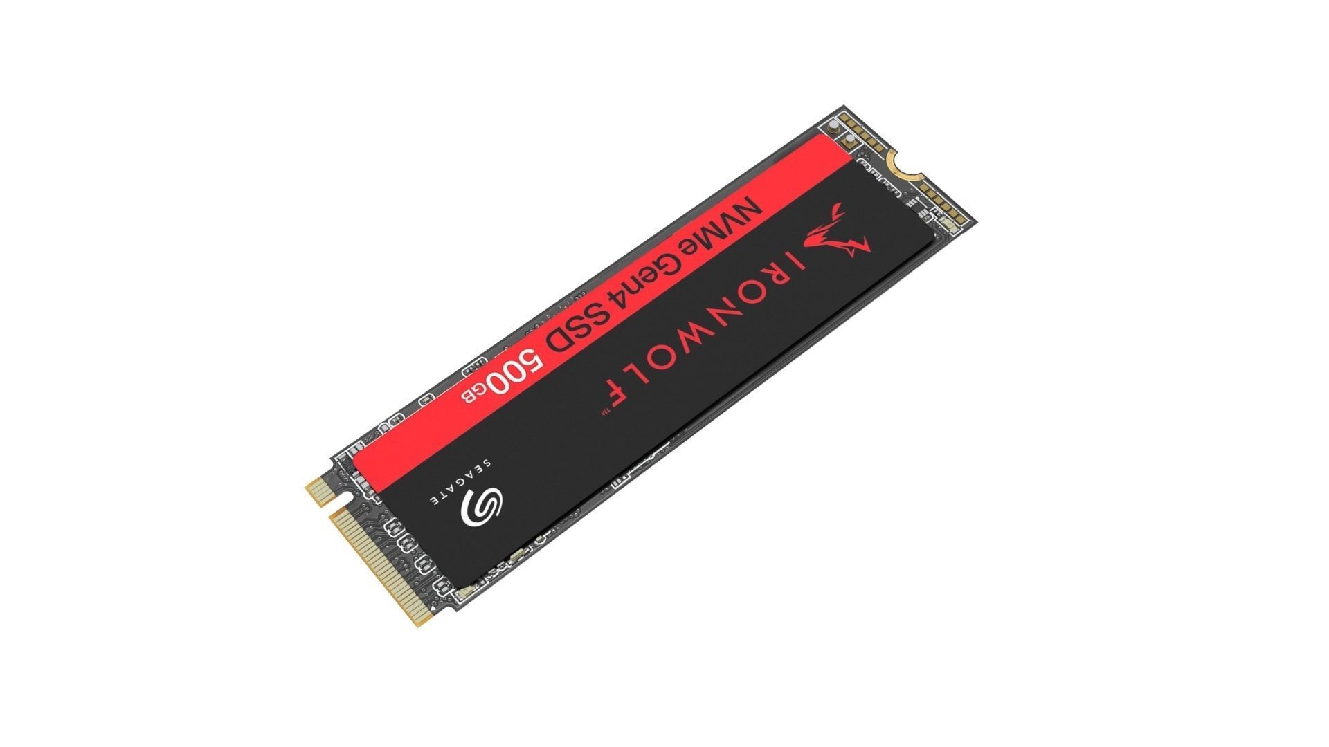 Ironwolf Seagate NVMe Gen4 SSD 500GB 3D model_2