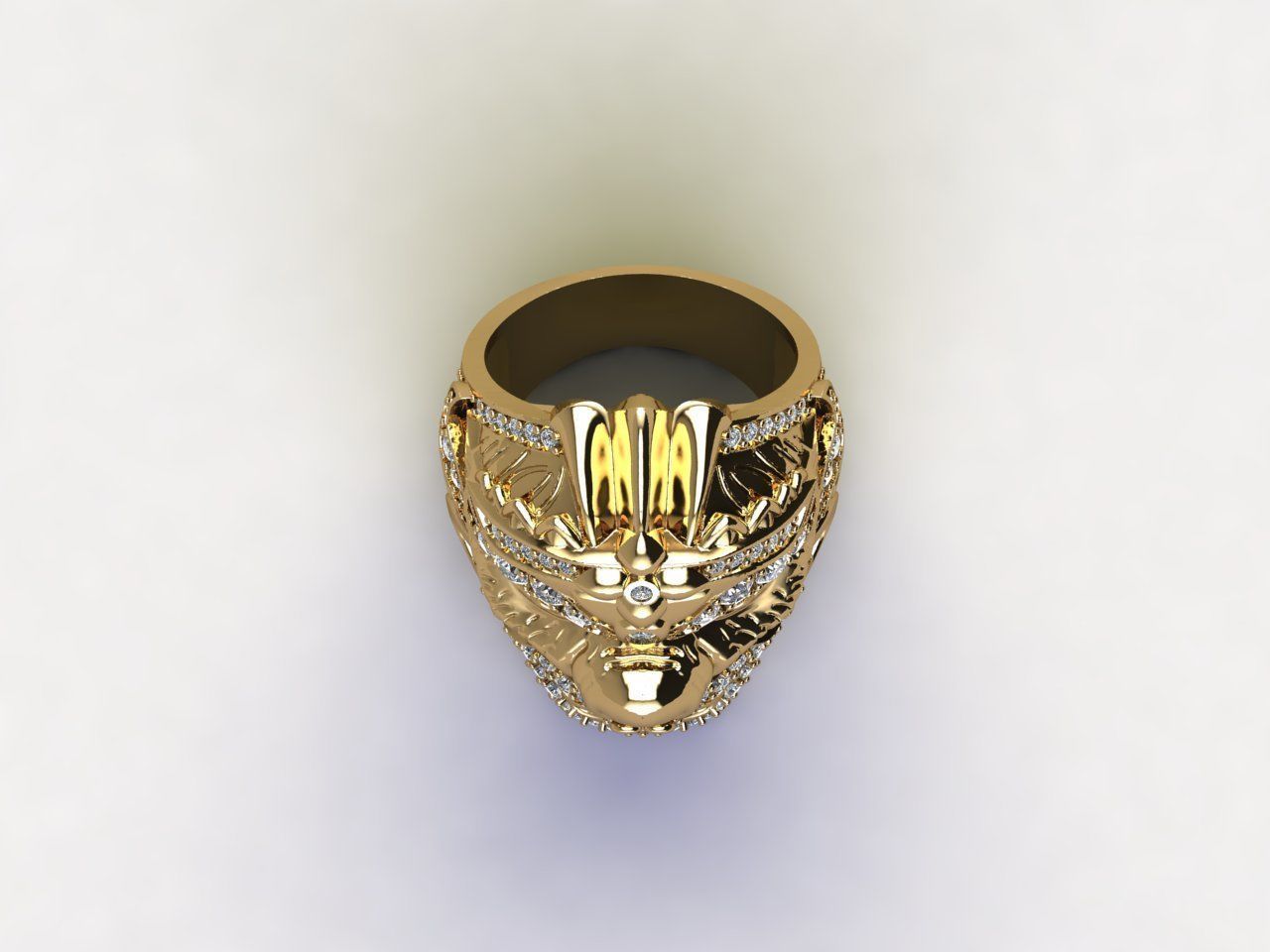 Hanuman Ring Cambodia and Thai 3D model_3