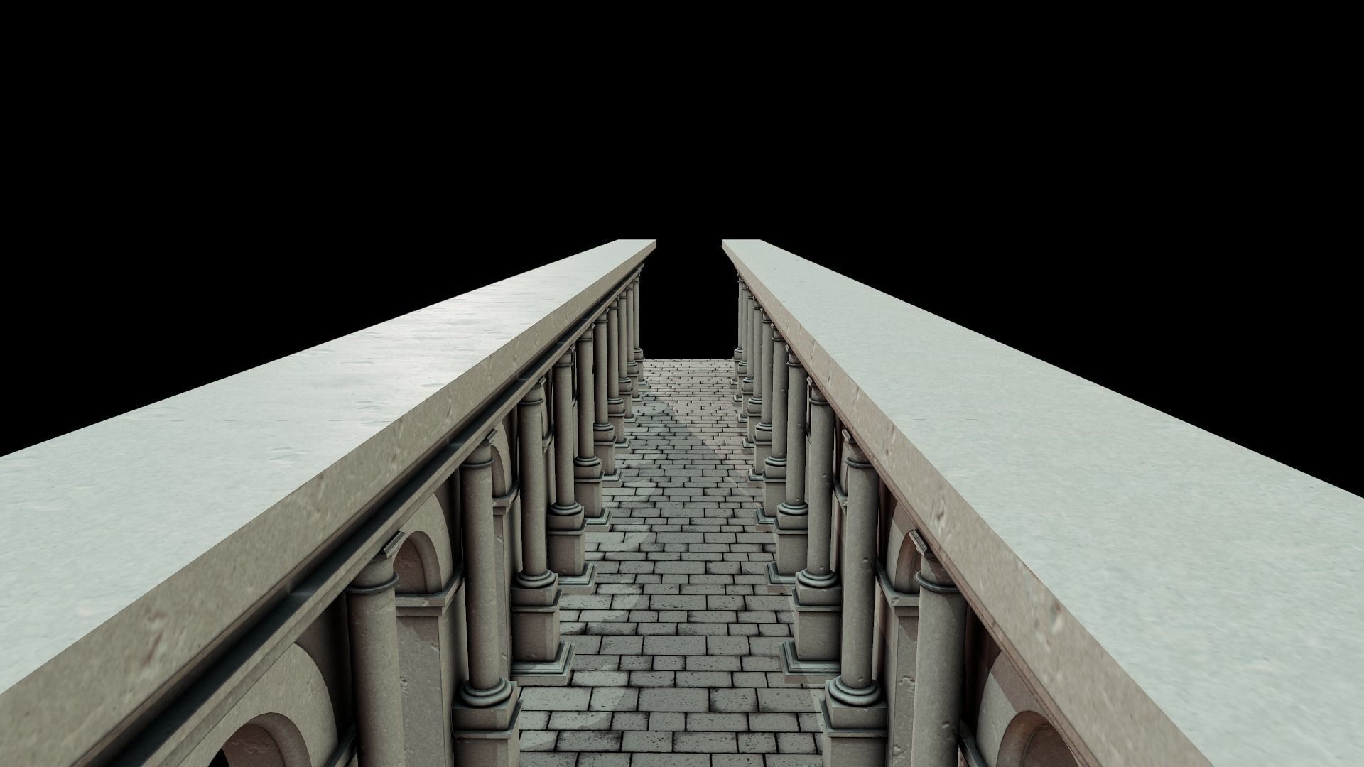 Stone Arch - Tutorial Included Low-poly 3D model_12