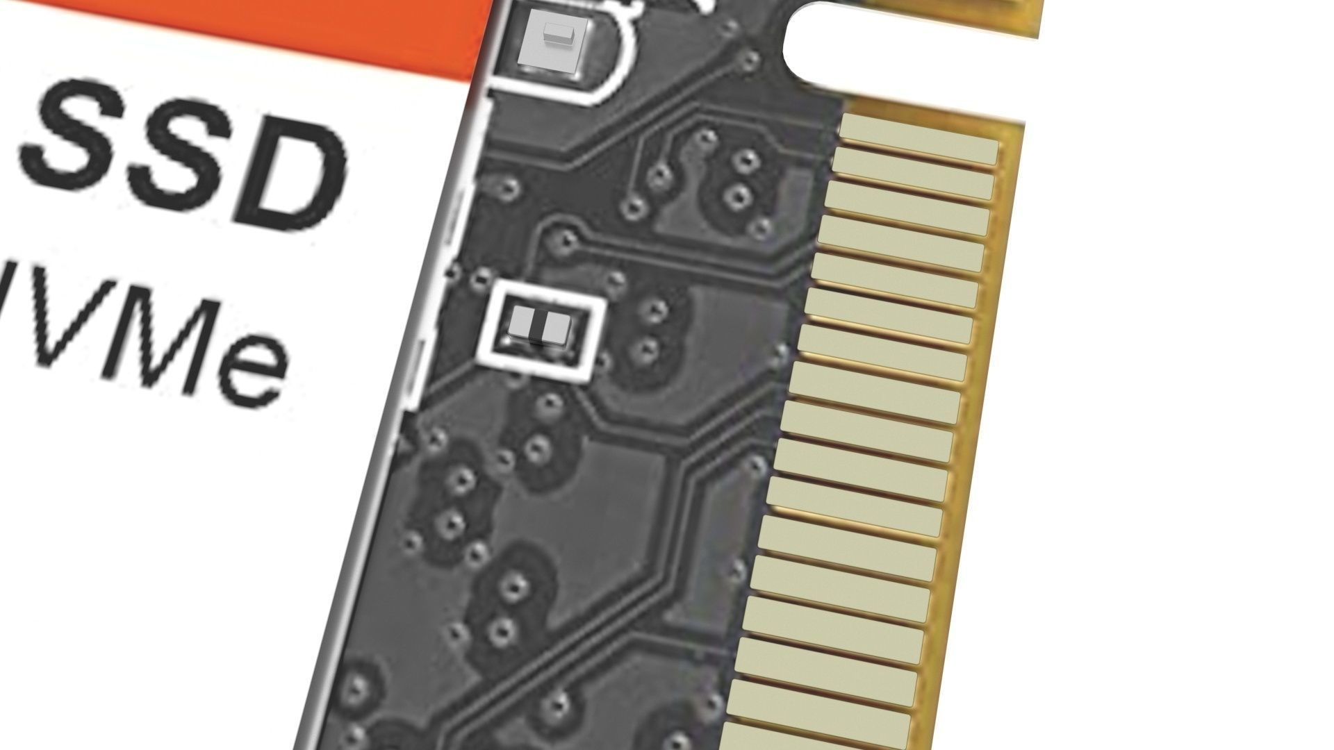 Firecuda Seagate PCIe Gen4 SSD 520 Series 3D model_21