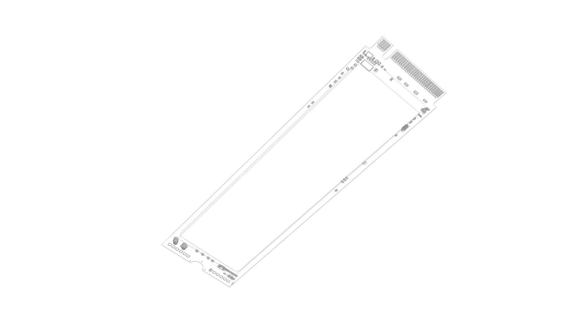Firecuda Seagate PCIe Gen4 SSD 520 Series 3D model_29