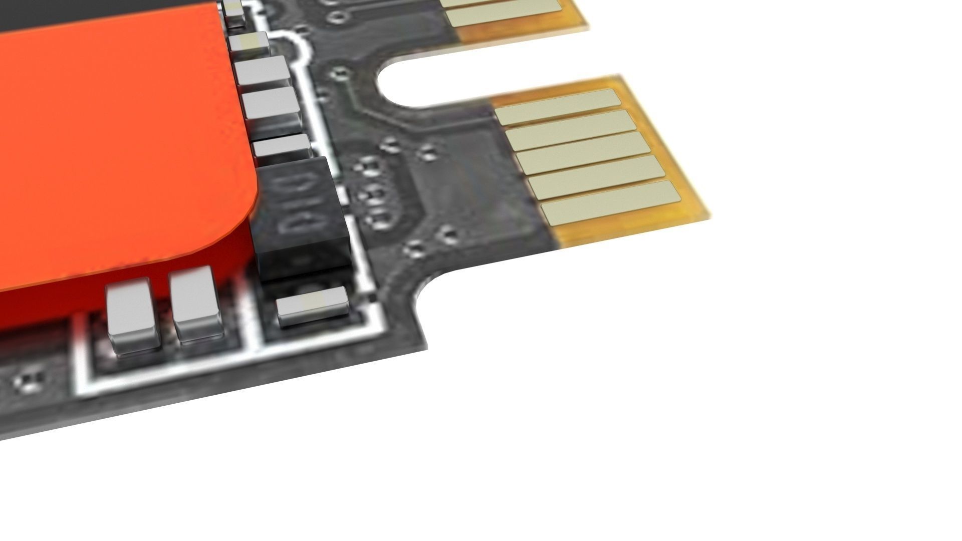 Firecuda Seagate PCIe Gen4 SSD 520 Series 3D model_12