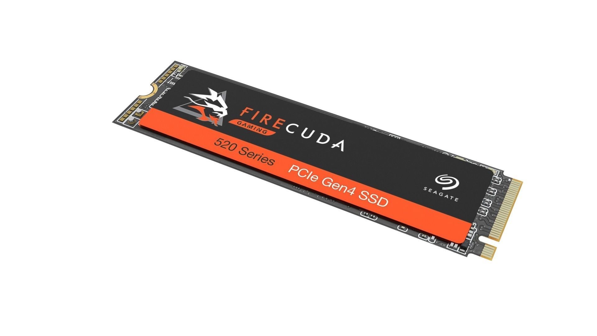 Firecuda Seagate PCIe Gen4 SSD 520 Series 3D model_4