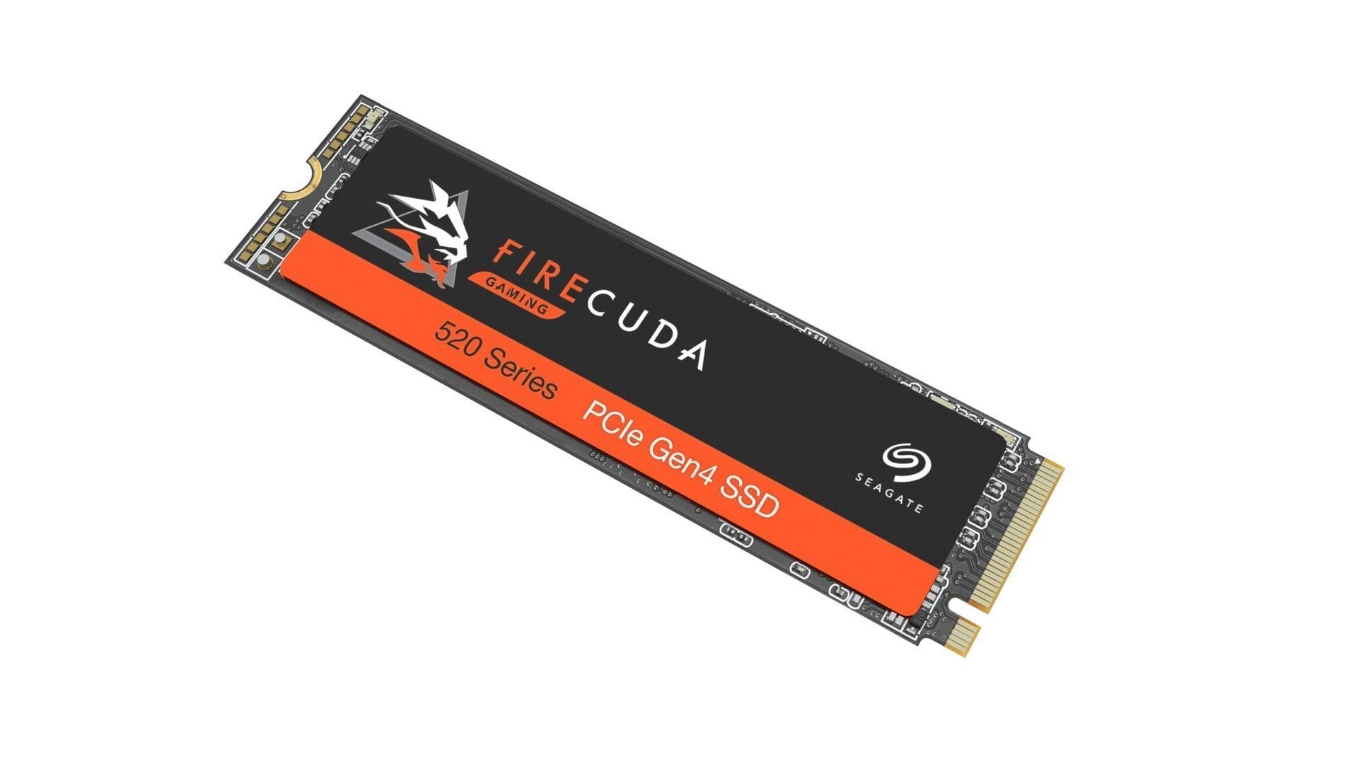 Firecuda Seagate PCIe Gen4 SSD 520 Series 3D model_18