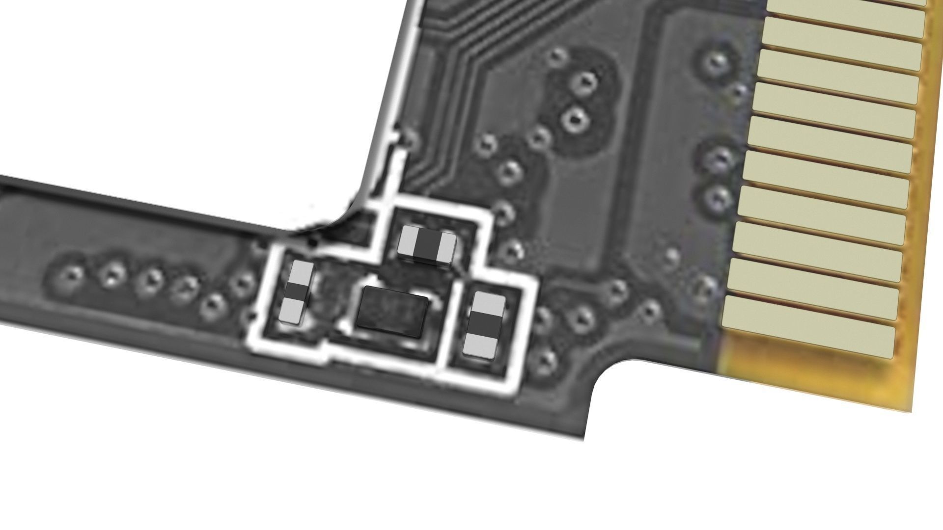 Firecuda Seagate PCIe Gen4 SSD 520 Series 3D model_19