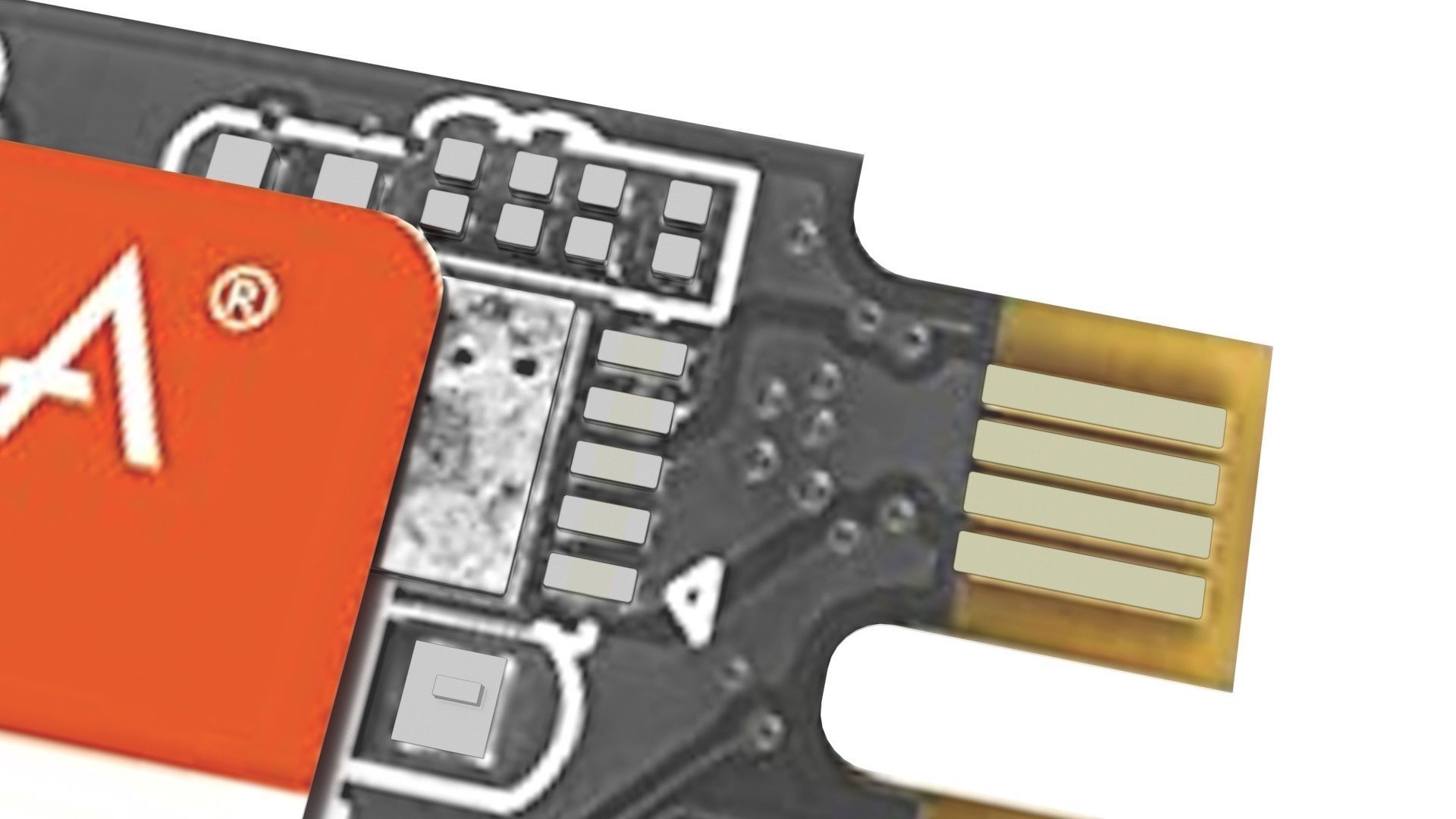 Firecuda Seagate PCIe Gen4 SSD 520 Series 3D model_20