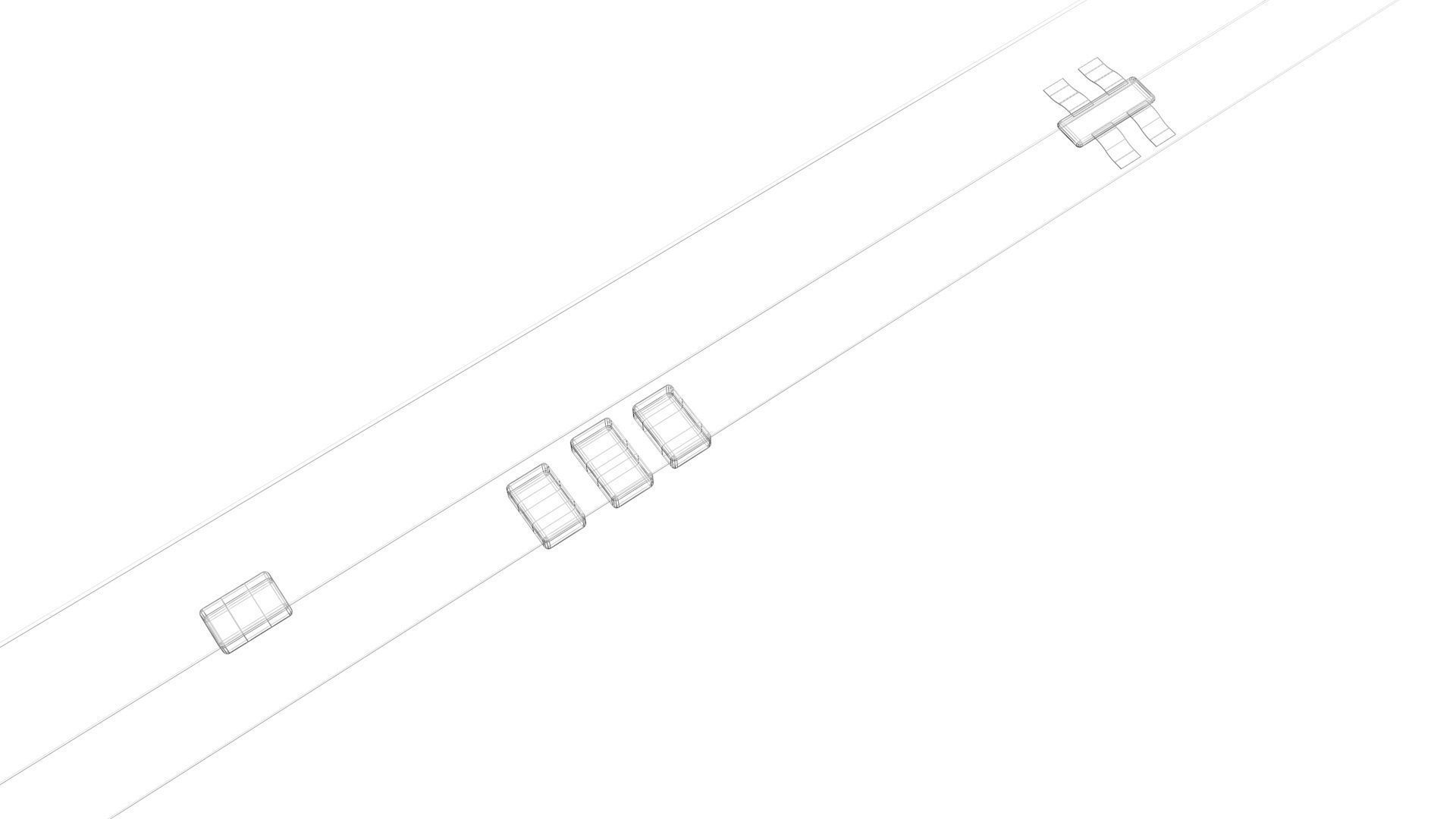 Firecuda Seagate PCIe Gen4 SSD 520 Series 3D model_35