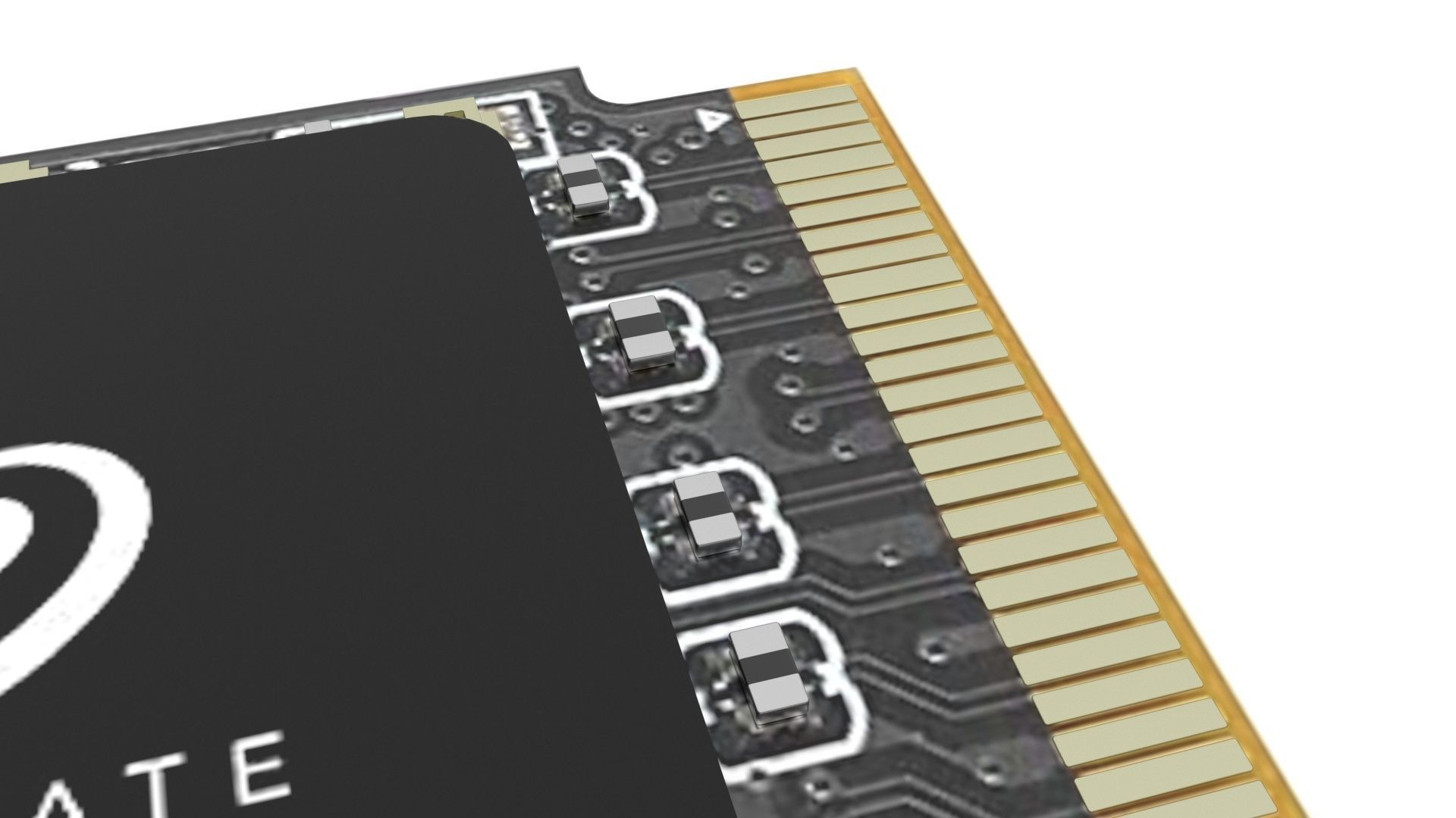 Firecuda Seagate PCIe Gen4 SSD 520 Series 3D model_11