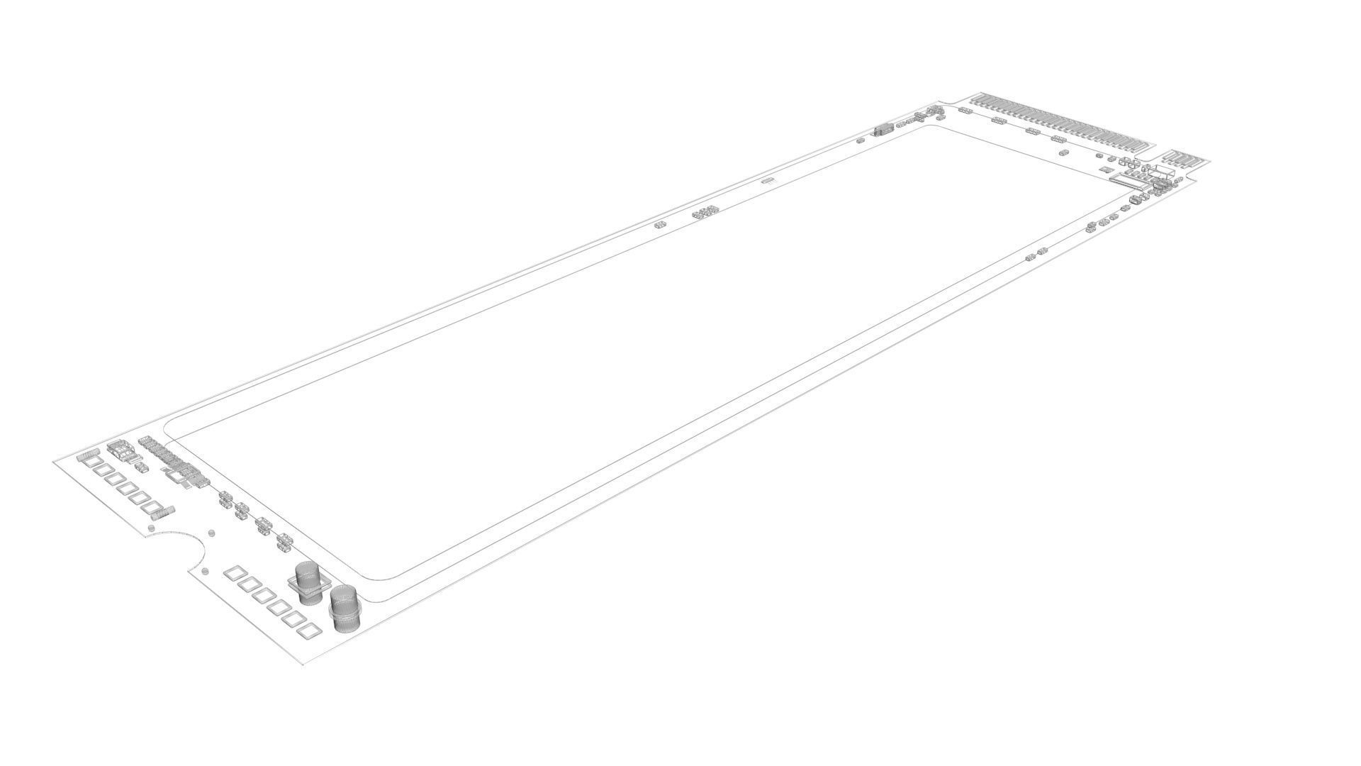 Firecuda Seagate PCIe Gen4 SSD 520 Series 3D model_24