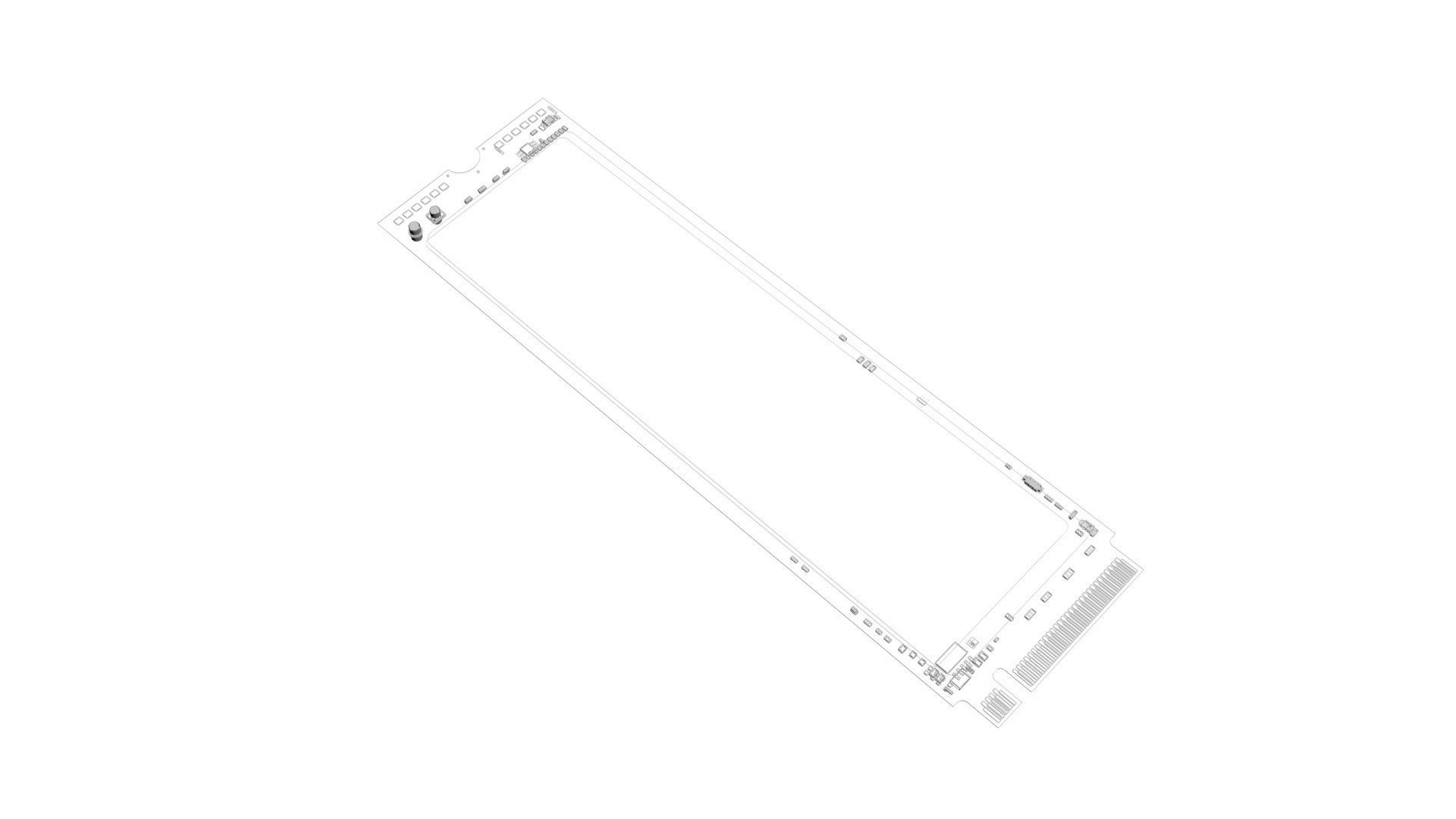 Firecuda Seagate PCIe Gen4 SSD 520 Series 3D model_27