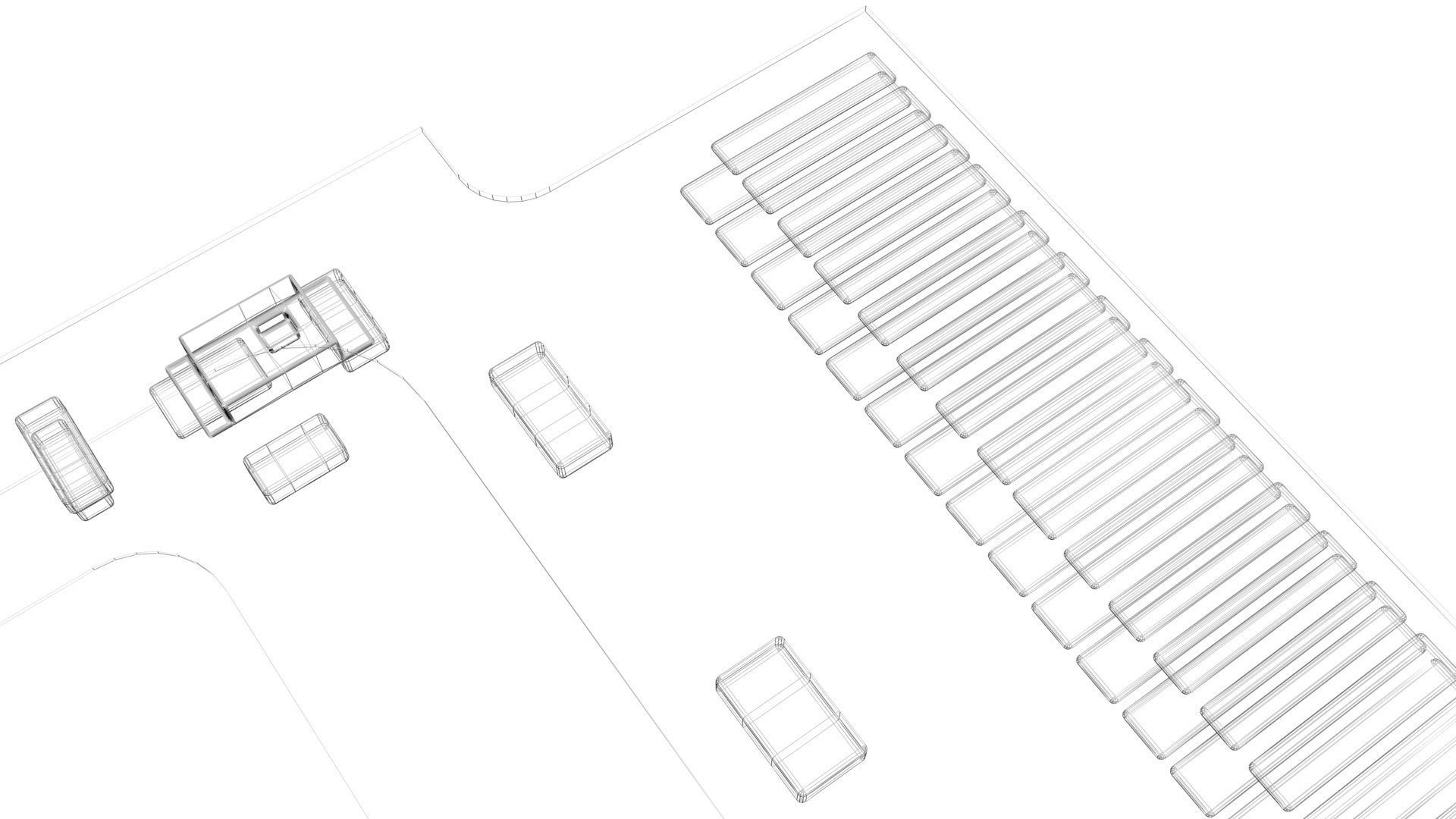Firecuda Seagate PCIe Gen4 SSD 520 Series 3D model_34