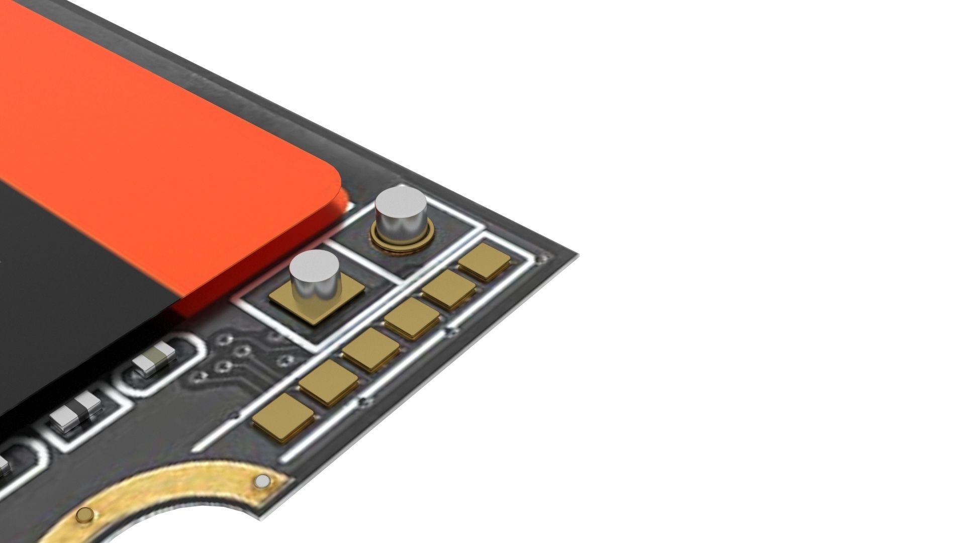 Firecuda Seagate PCIe Gen4 SSD 520 Series 3D model_15