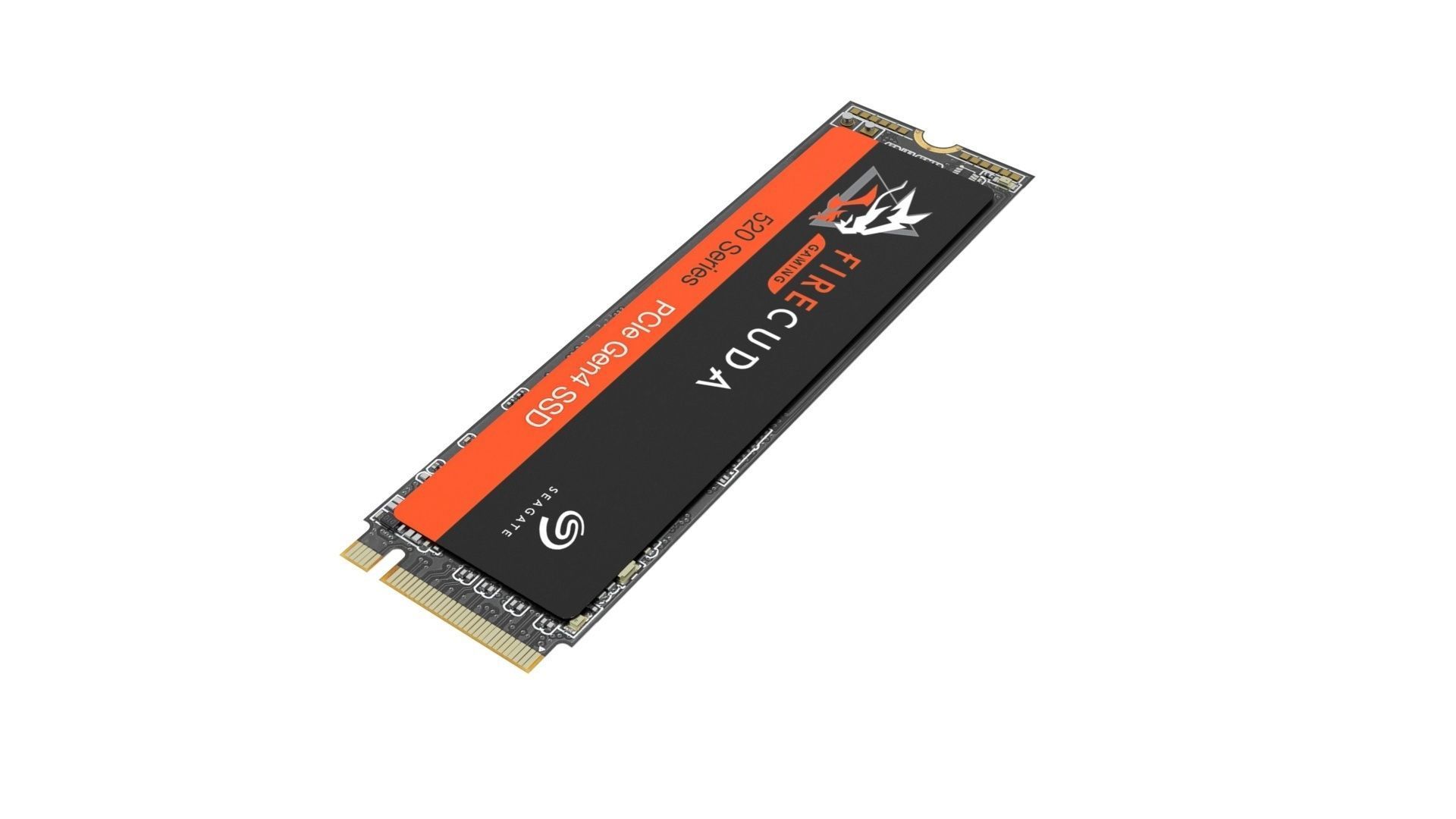Firecuda Seagate PCIe Gen4 SSD 520 Series 3D model_3