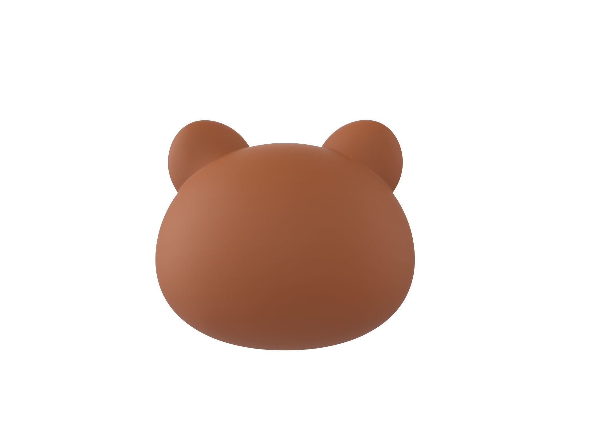 Prop124 Bear Head 3D model_5