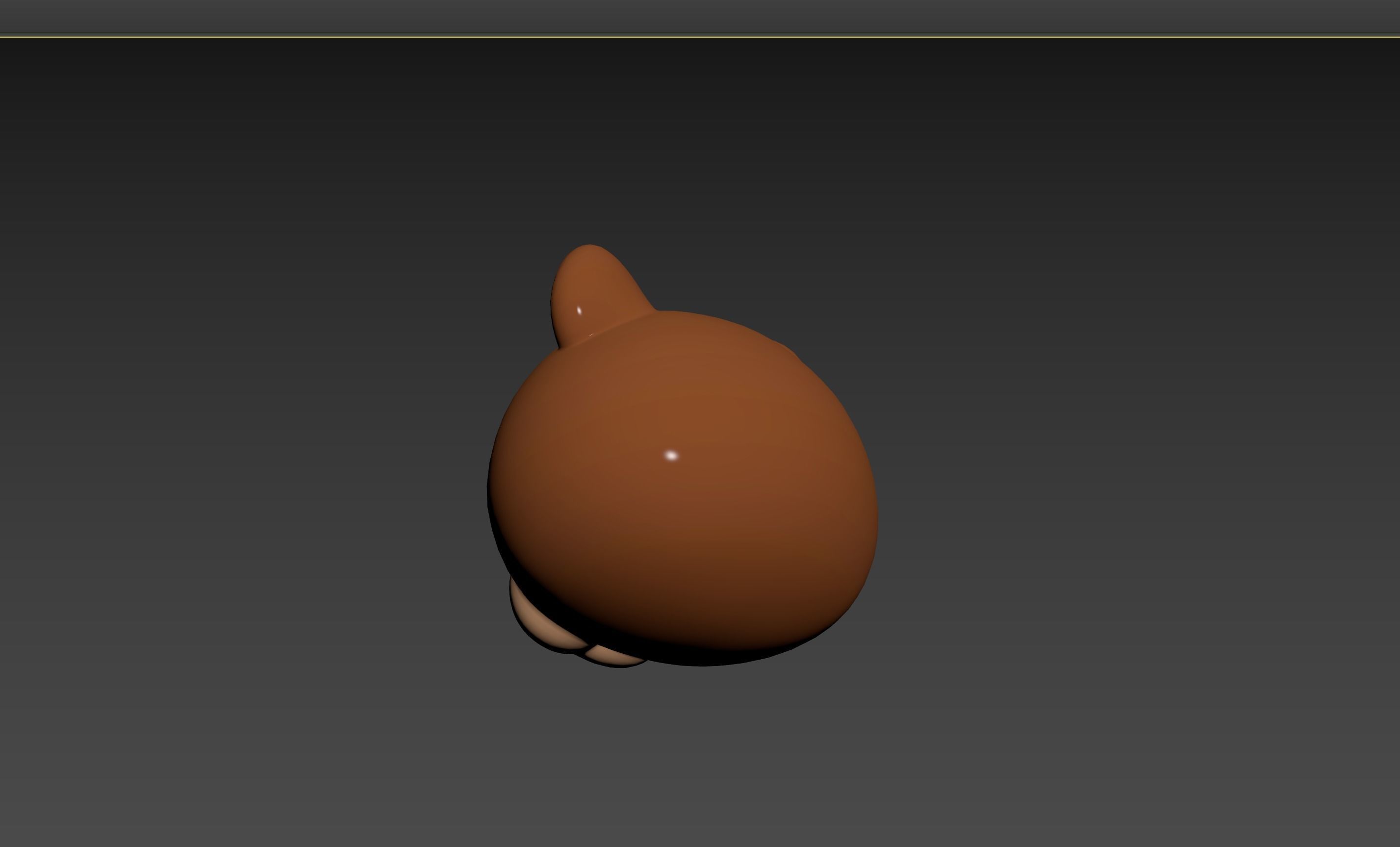 Prop124 Bear Head 3D model_20