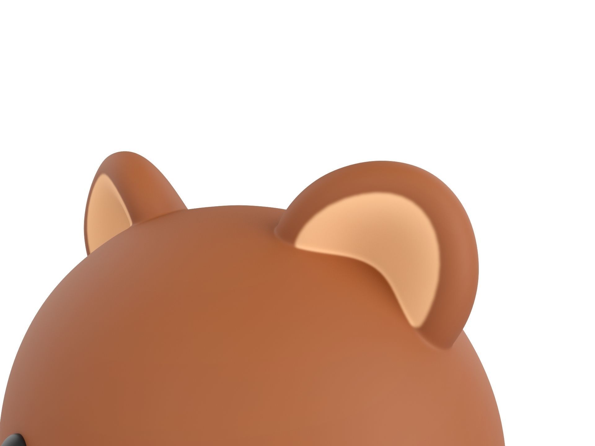 Prop124 Bear Head 3D model_9