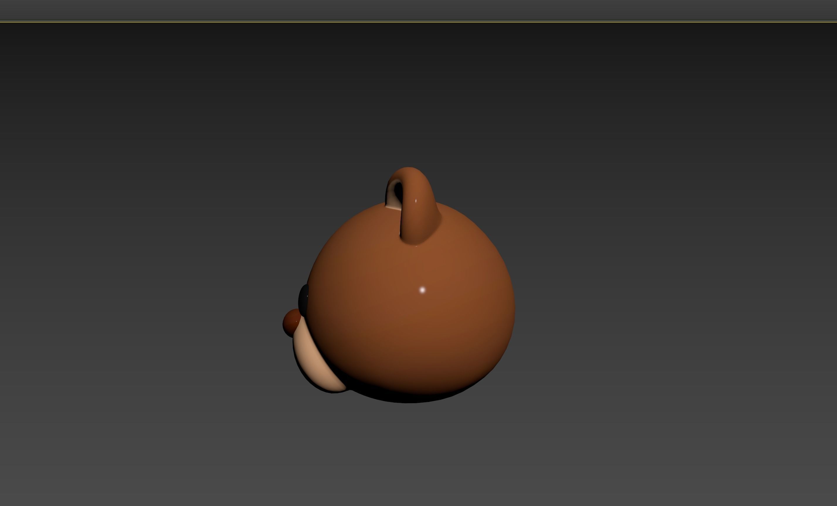 Prop124 Bear Head 3D model_21