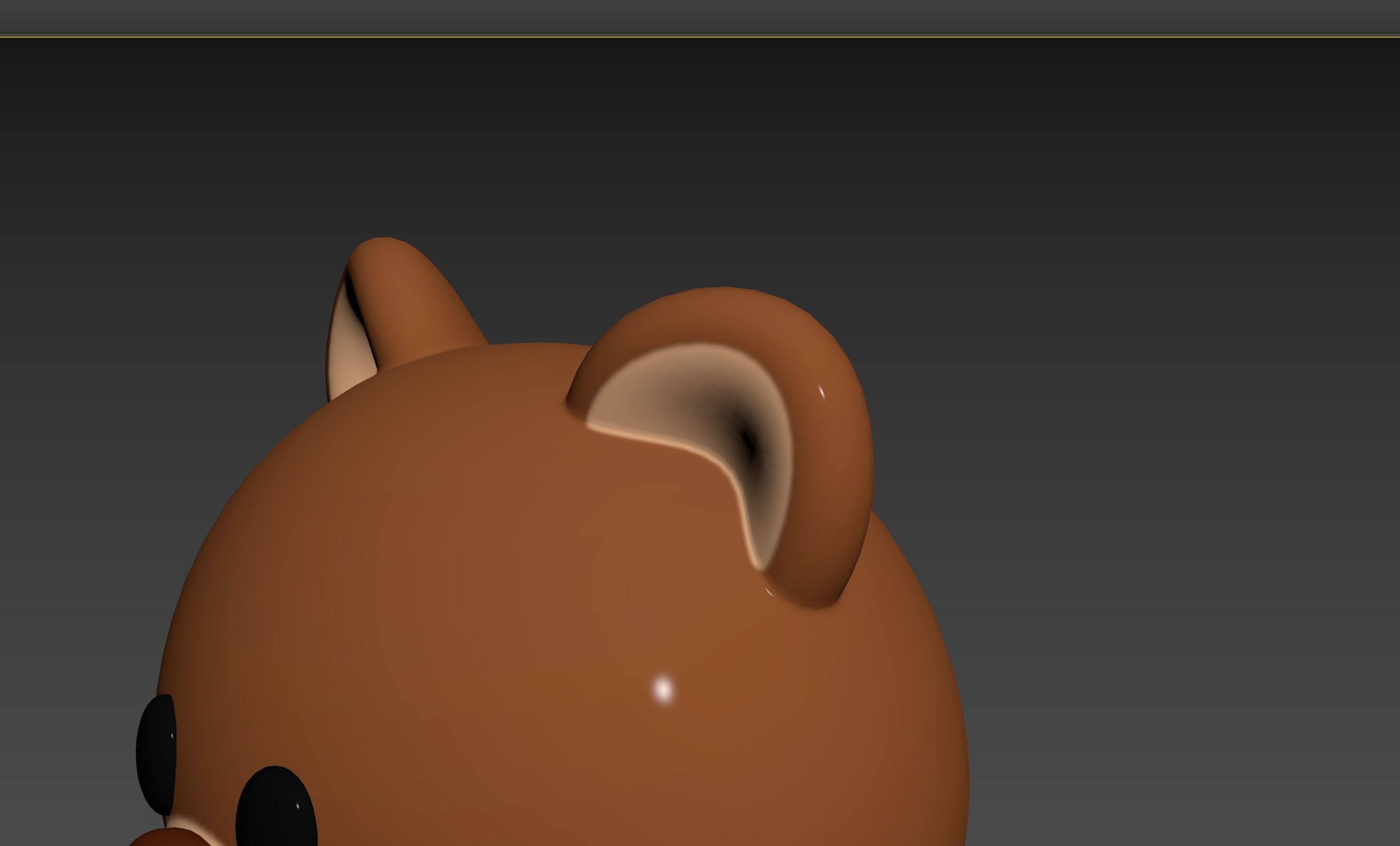 Prop124 Bear Head 3D model_23