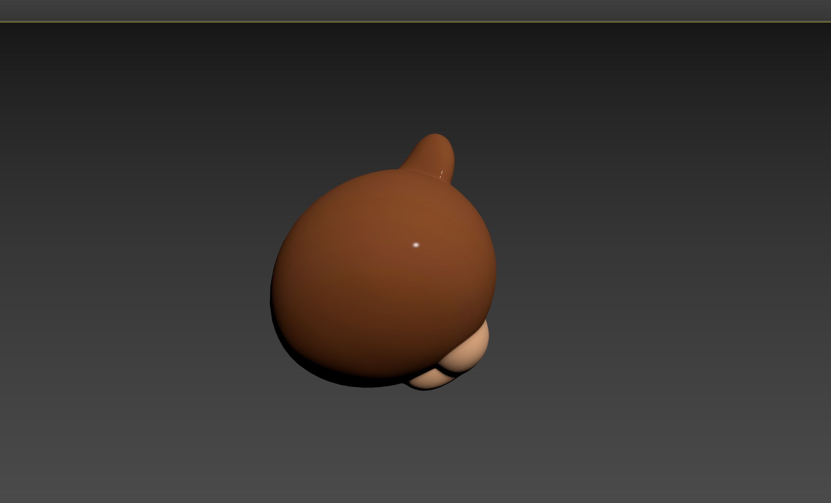 Prop124 Bear Head 3D model_17