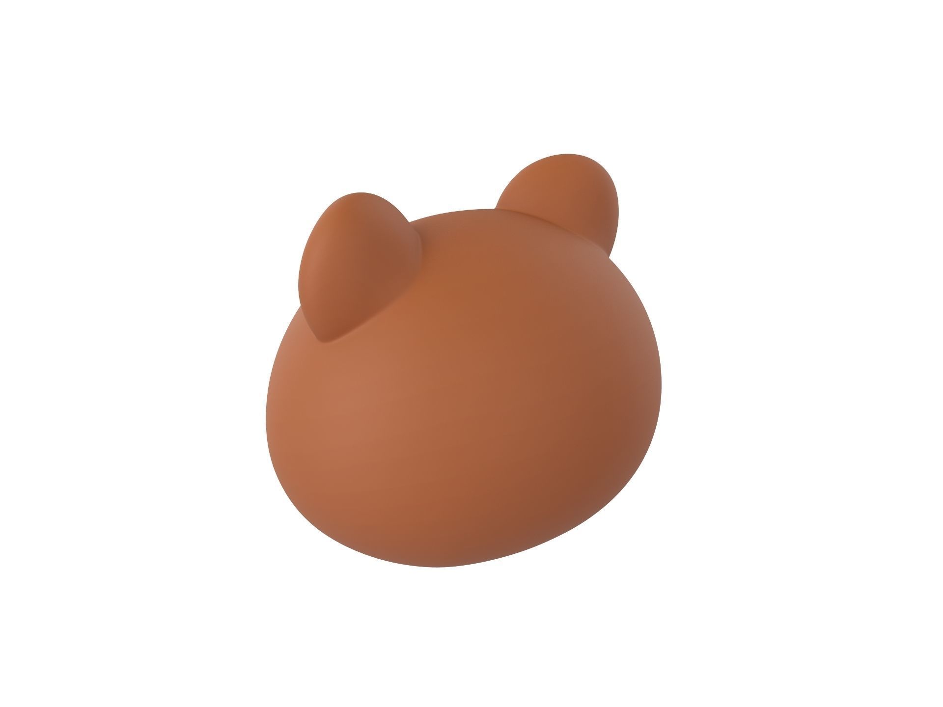 Prop124 Bear Head 3D model_6